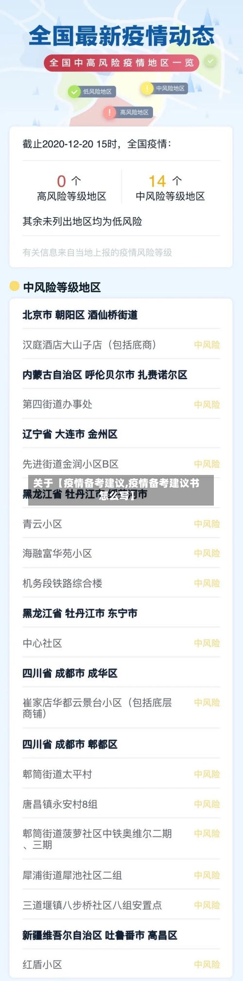 关于【疫情备考建议,疫情备考建议书怎么写】-第1张图片