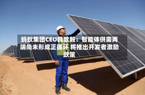 蚂蚁集团CEO韩歆毅：智能体供需两端尚未形成正循环 将推出开发者激励政策-第1张图片