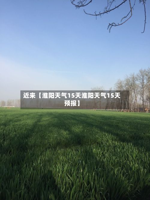 近来【淮阳天气15天淮阳天气15天预报】-第1张图片