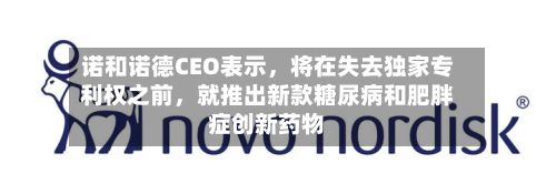 诺和诺德CEO表示，将在失去独家专利权之前	，就推出新款糖尿病和肥胖症创新药物-第1张图片