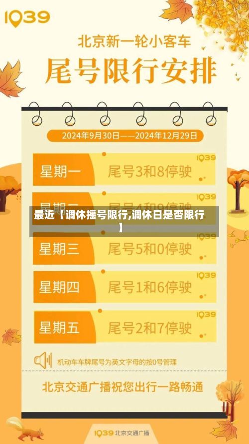 最近【调休摇号限行,调休日是否限行】-第1张图片