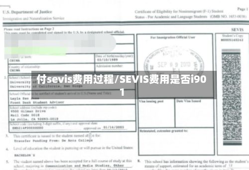 付sevis费用过程/SEVIS费用是否i901-第1张图片