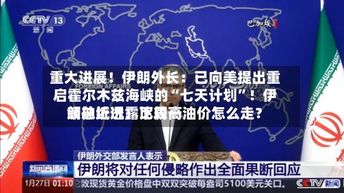 重大进展！伊朗外长：已向美提出重启霍尔木兹海峡的“七天计划”！伊朗总统透露比较高领袖近况！下周一油价怎么走？-第1张图片